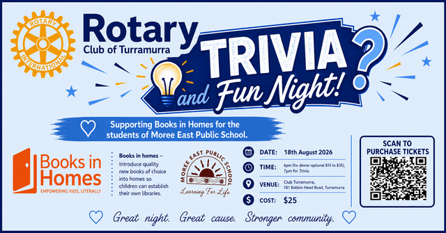 TRC Auction for Moree East Public School Books in Homes